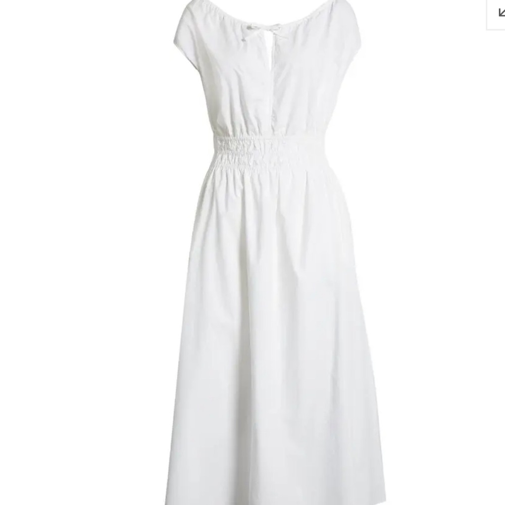 FAHERTY BRAND
Amalfi Cutout Dress - White midi summer dress size XS New with tag - Picture 4 of 5